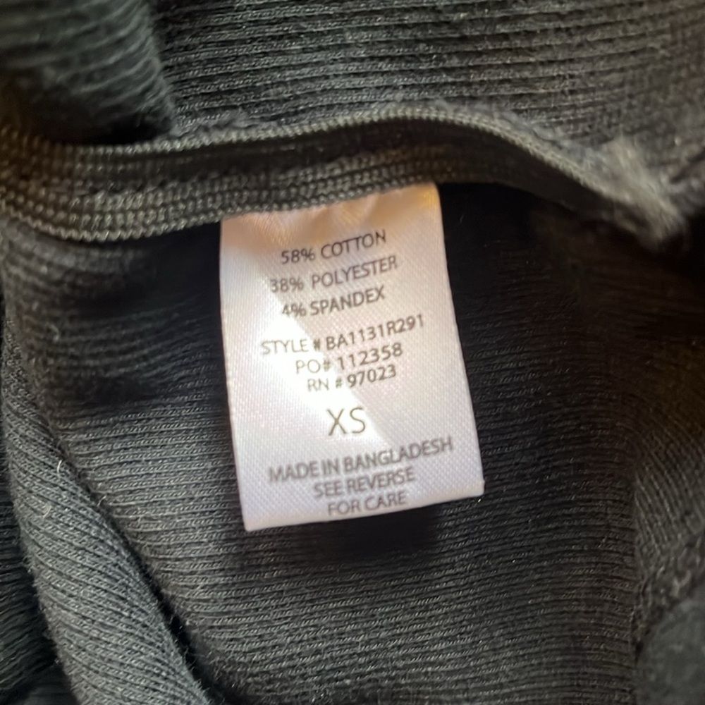 NWT!! Rebellious One black XS tank top - Picture 5 of 6